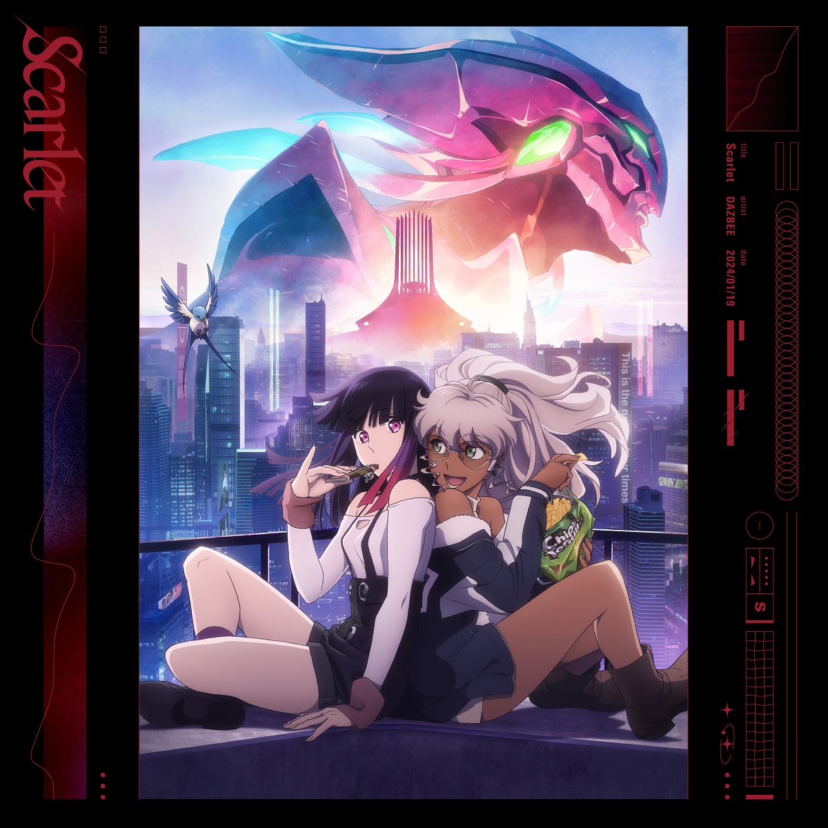 Cover Dazbee - Scarlet Cover album Ending Metallic Rouge dari Dazbee di Matikiri