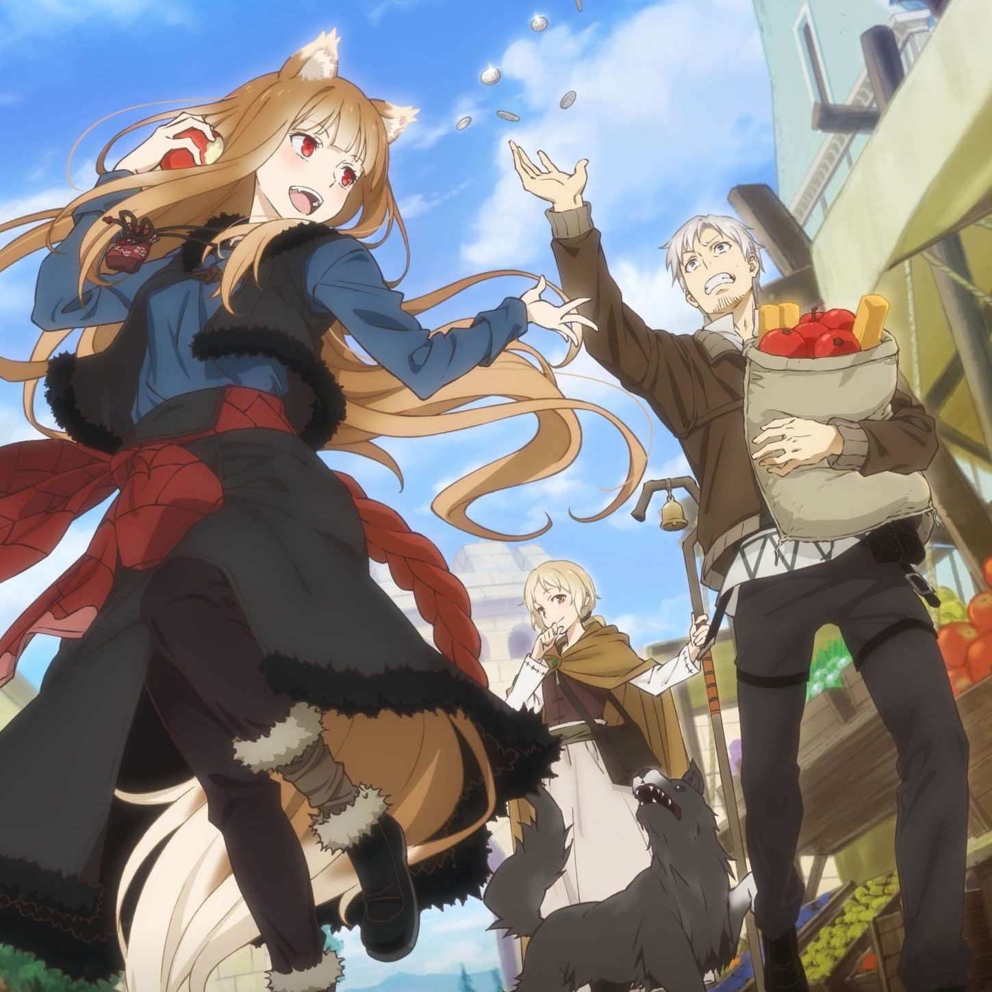 Cover album Opening Ookami to Koushinryou∶ Merchant Meets the Wise Wolf dari Hana Hope di Matikiri