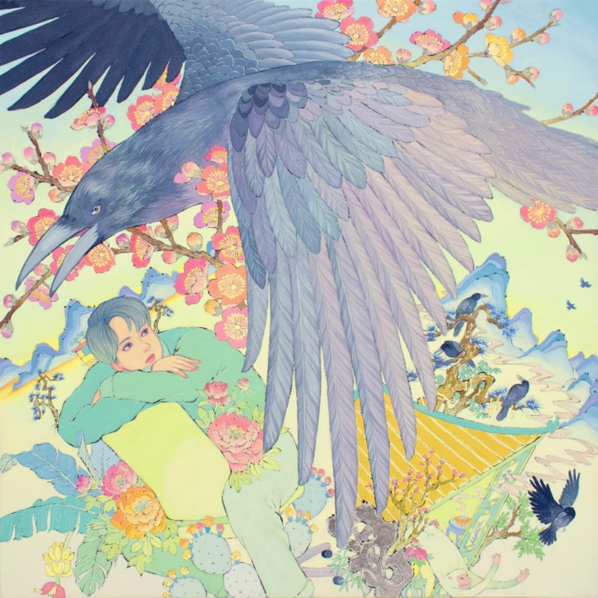 Cover album Ending Karasu wa Aruji wo Erabanai dari Saucy Dog di Matikiri