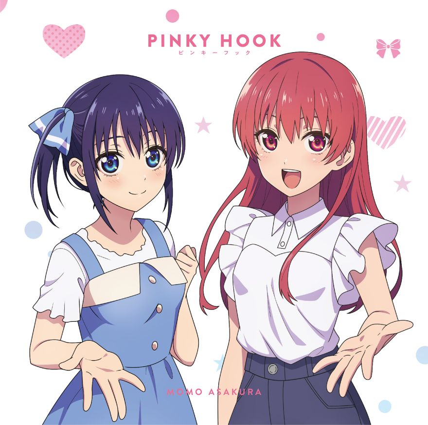 Cover Momo Asakura - Pinky Hook Cover album Ending Kanojo mo Kanojo dari Momo Asakura di Matikiri