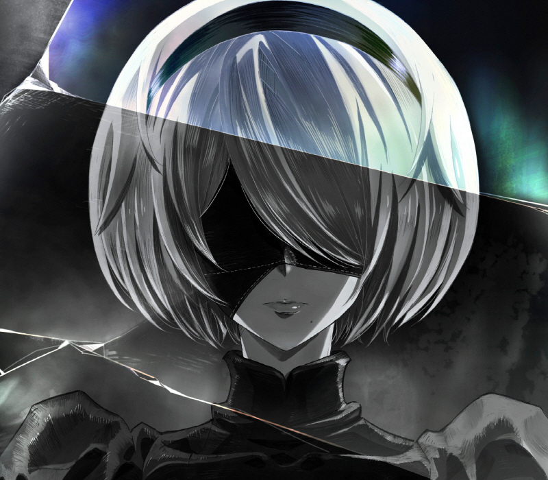Cover album Opening NieR∶Automata Ver1.1a Part 2 dari LiSA di Matikiri