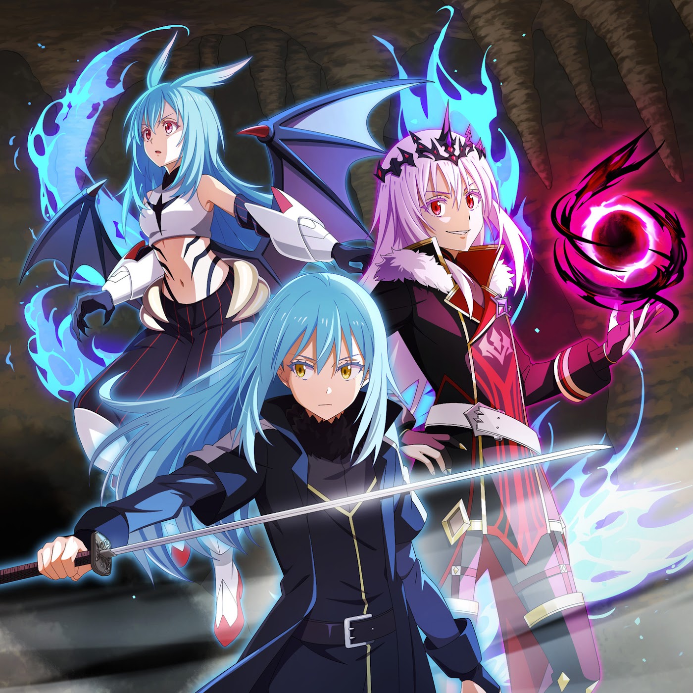 Cover album Theme Song Tensei shitara Slime Datta Ken∶ Maou to Ryuu no Kenkoku-tan dari STEREO DIVE FOUNDATION, Takuma Terashima, MindaRyn di Matikiri