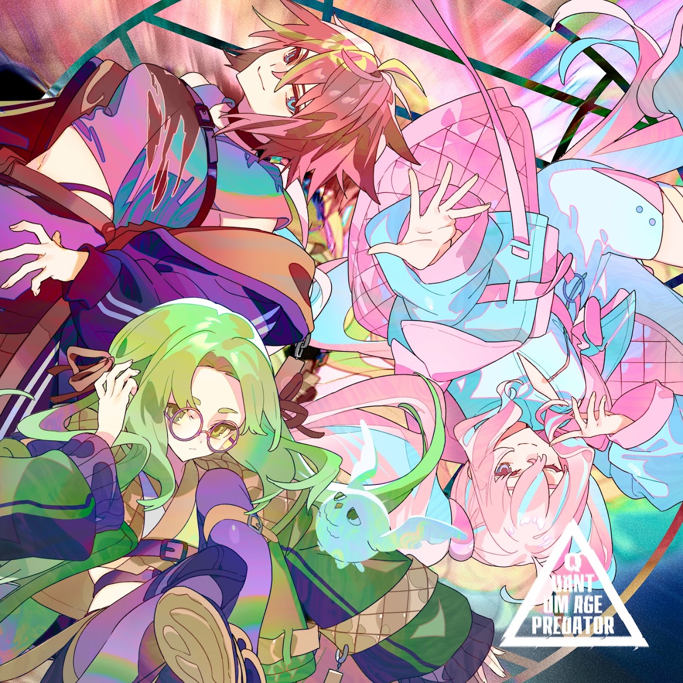Cover album Theme Song DENONBU dari Asanagi Obi (CV: Wakuno Aika), Gaga Rekka (CV: Yabuki Mao), Sizukusa Temari (CV: Nakamura Sanso)  di Matikiri