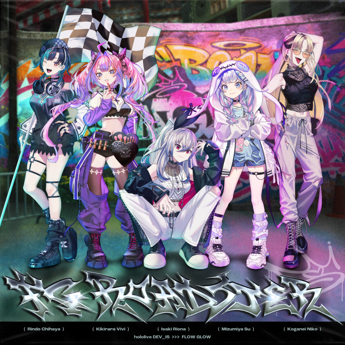Cover album Theme Song hololive IDOL PROJECT dari FLOW GLOW di Matikiri