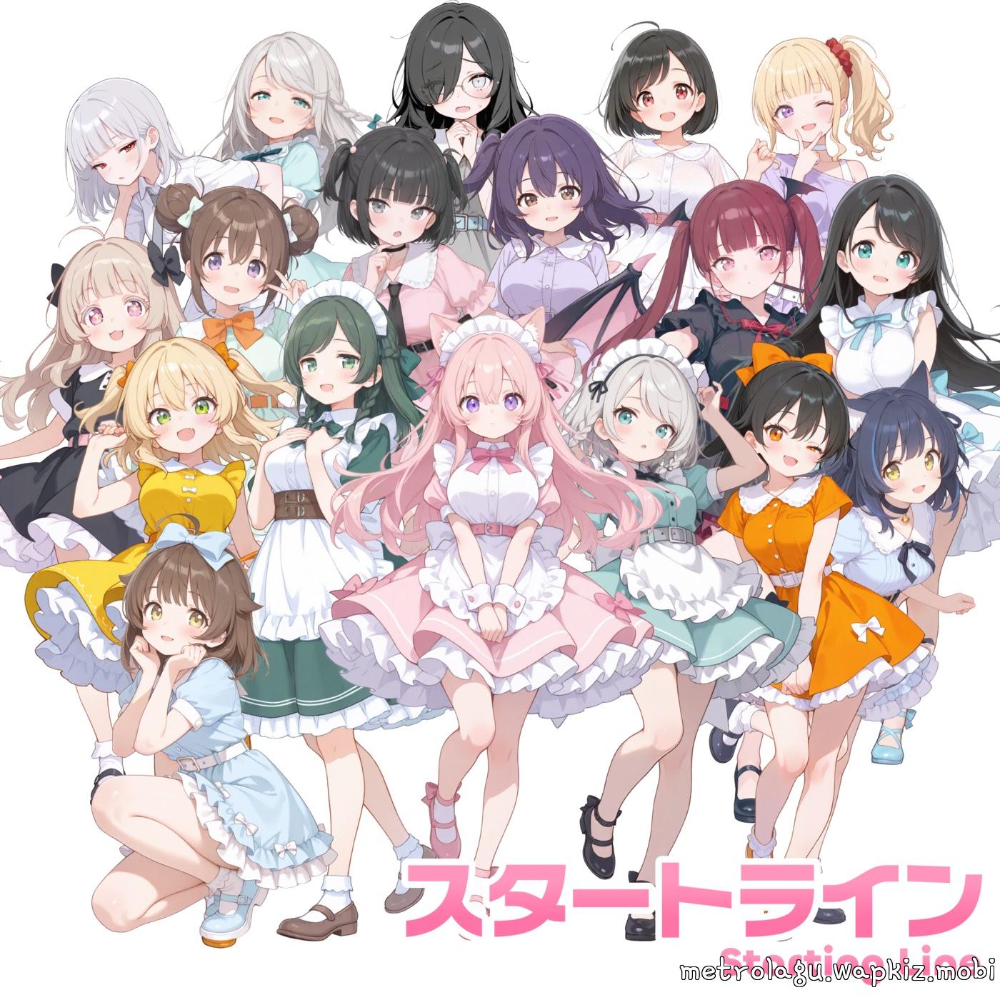 Cover album Starting Line dari Oz Chat Girls di Matikiri