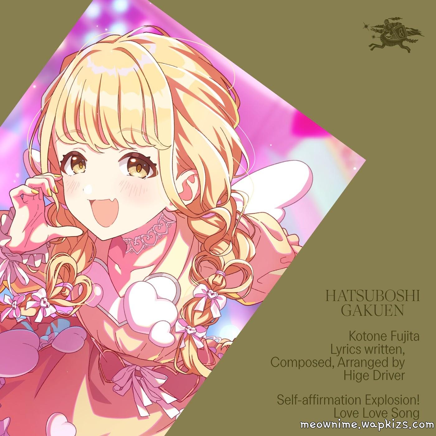 Cover album Gakuen IDOLM@STER Theme Song dari Kotone Fujita (CV: Hikaru Iida) di Matikiri