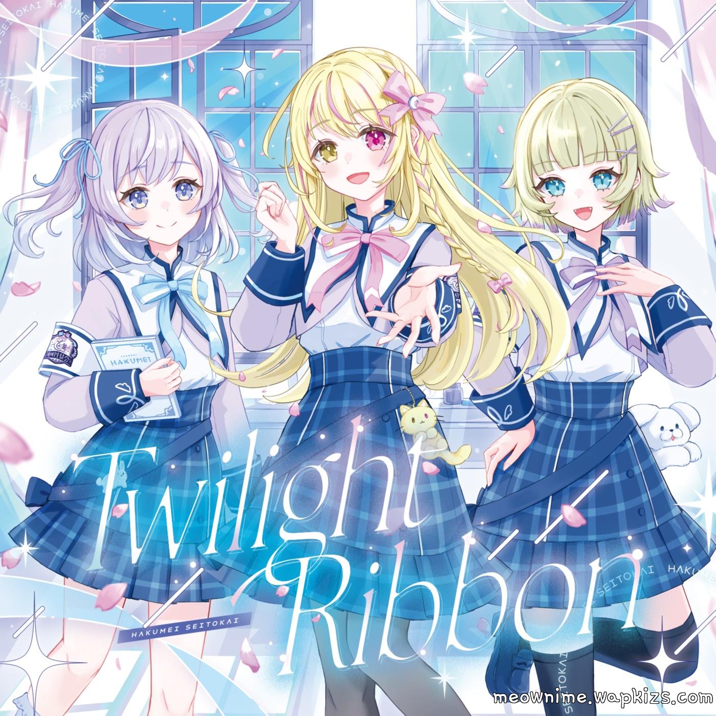 Cover album Twilight Ribbon dari Hakumei seitokai di Matikiri