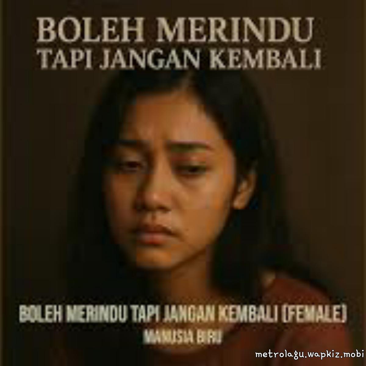Cover album Boleh Merindu Tapi Jangan Kembali (Female) dari Manusia Biru di Matikiri