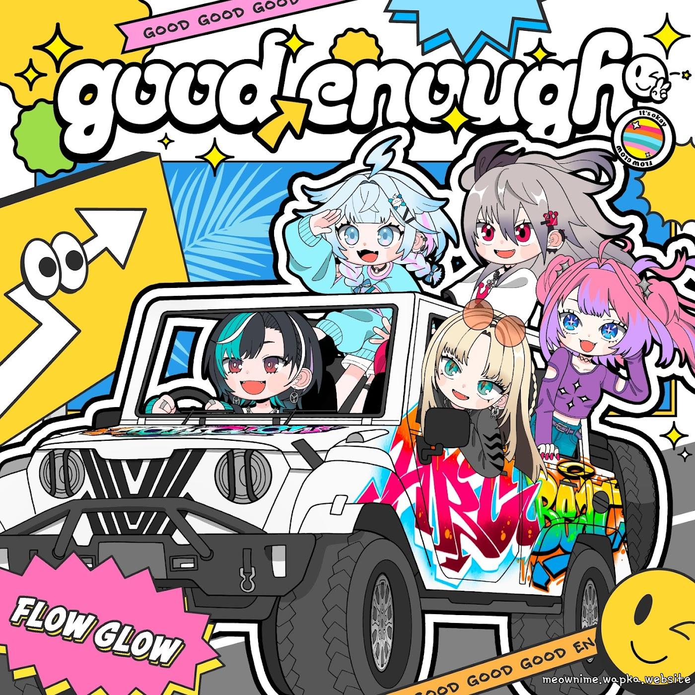 Cover album hololive IDOL PROJECT Theme Song dari FLOW GLOW di Matikiri