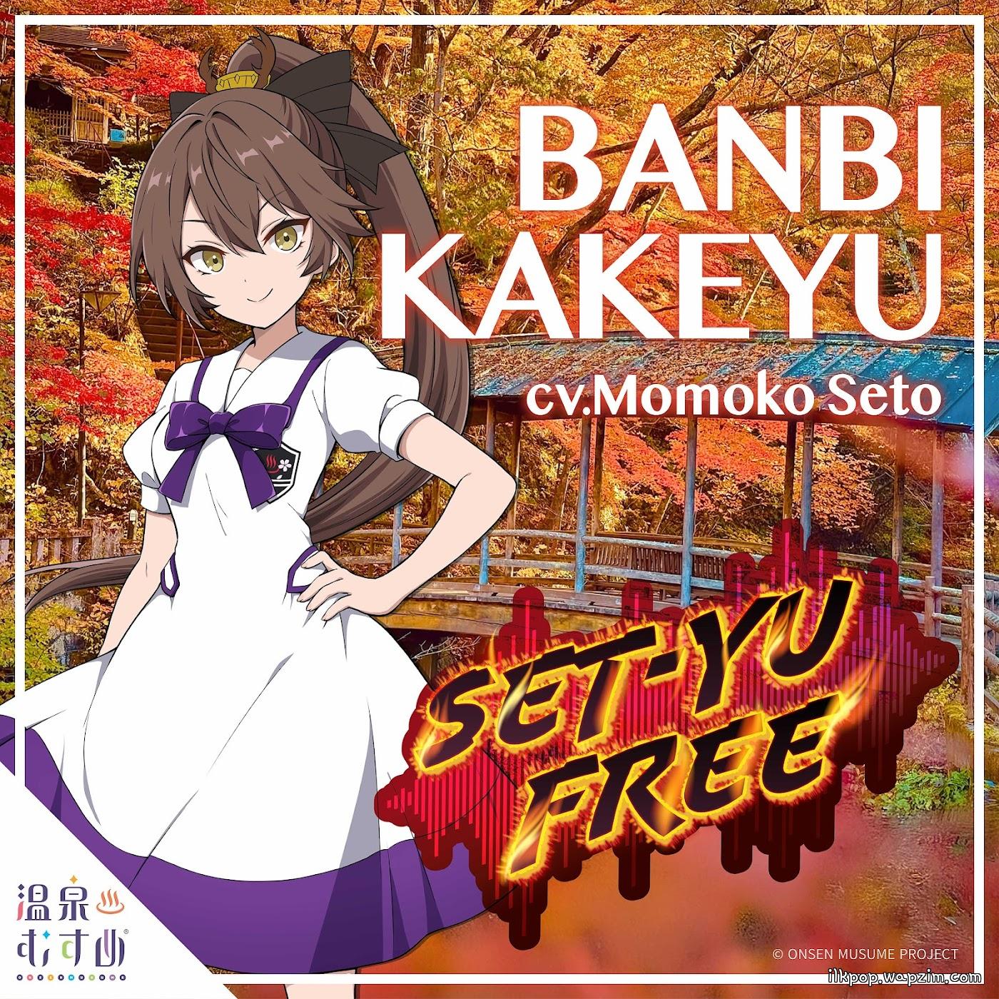 Cover album ONSEN MUSUME PROJECT Theme Song dari Banbi Kakeyu (CV: Momoko Seto) di Matikiri