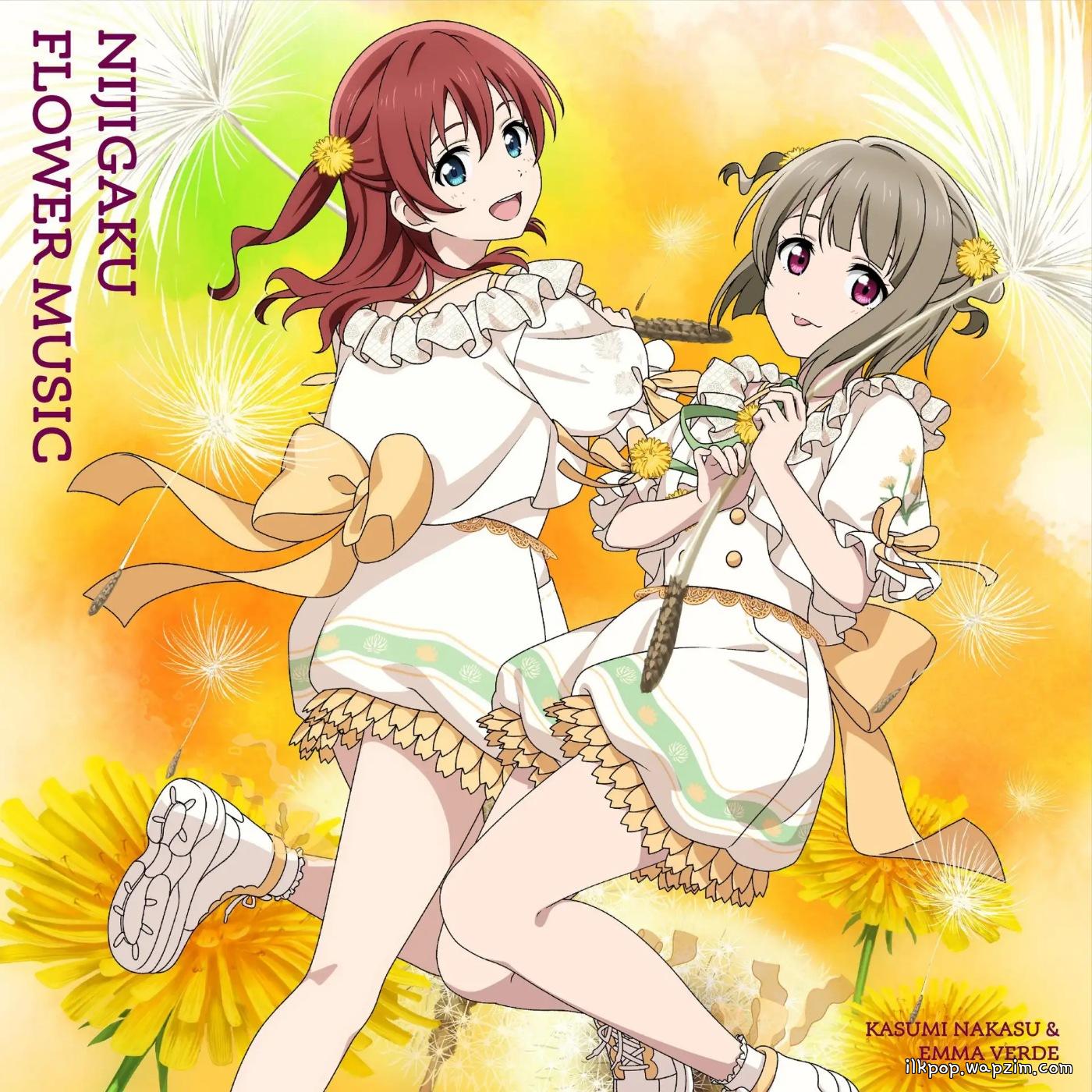 Cover lagu Kasumi Nakasu (CV: Mayu Sagara), Emma Verde (CV: Maria Sashide) - Fuwa Fuwari di Matikiri