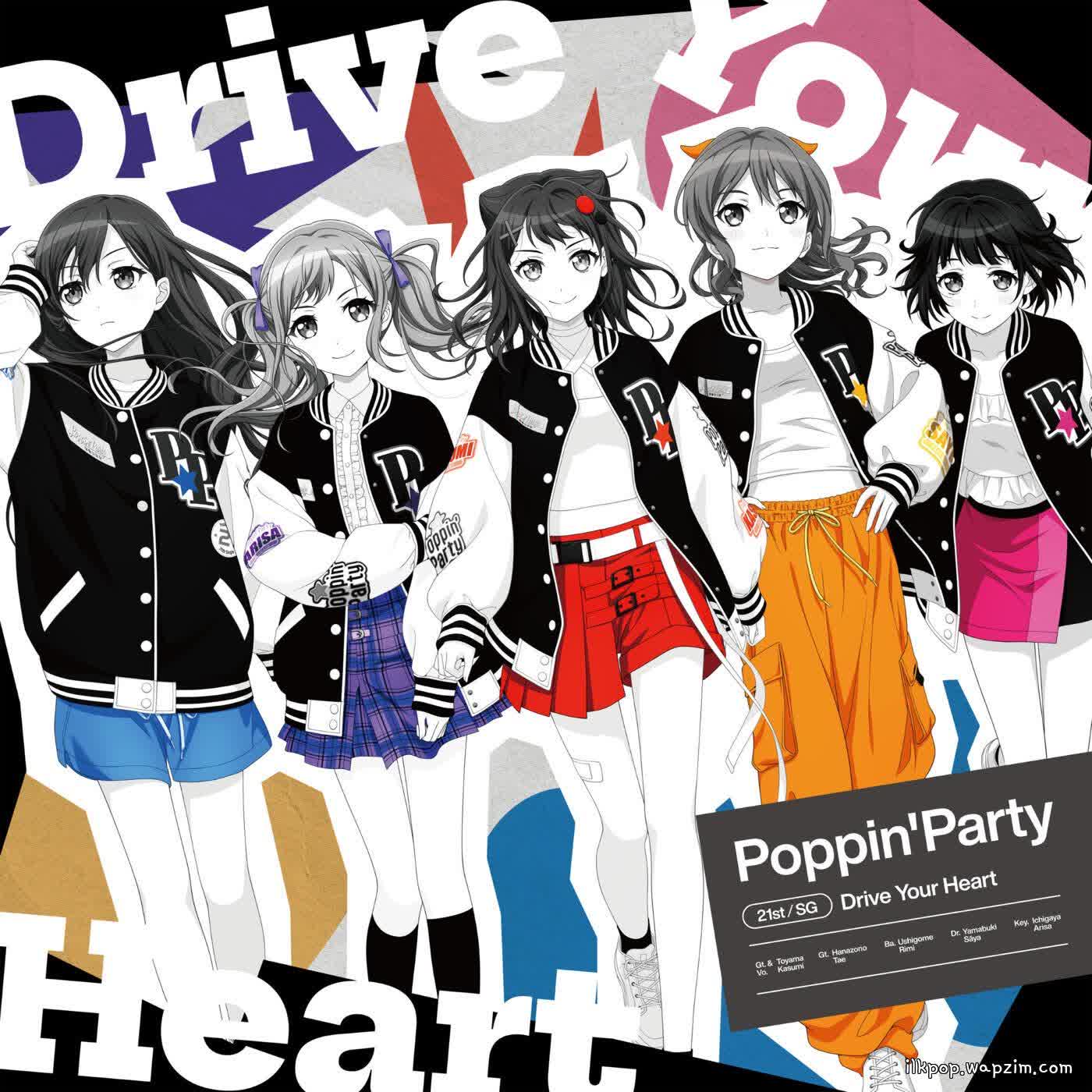 Cover album BanG Dream! Theme Song dari Poppin’Party di Matikiri