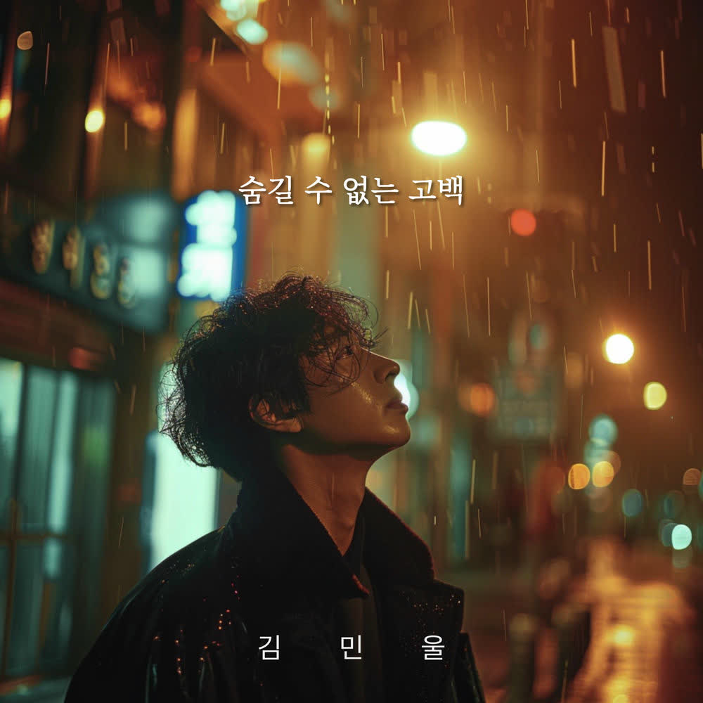 Cover album 숨길 수 없는 고백 (a confession that cannot be hidden) dari Kim Min Wool di Matikiri