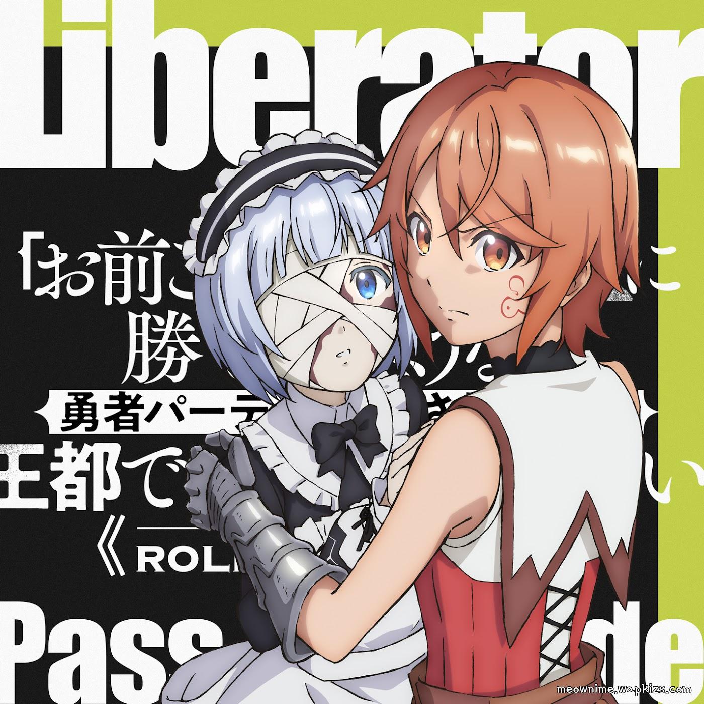 Cover PassCode - Liberator Cover album Omae Gotoki ga Maou ni Kateru to Omouna to Yuusha Party wo Tsuihou sareta node, Outo de Kimama ni Kurashitai OP dari PassCode di Matikiri