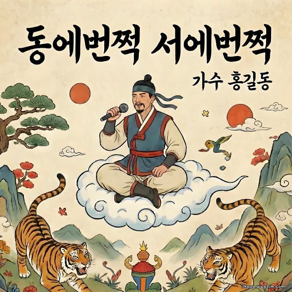 Cover album 동에 번쩍 서에 번쩍 (Flashing in the East and West) dari Hong Gil Dong di Matikiri