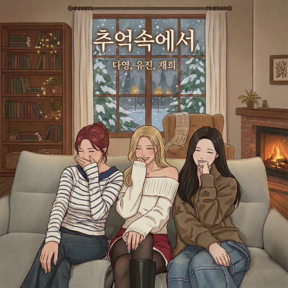 Cover album 추억속에서 (Throwback Memories) dari Dayoung & Yujin & Jaehee di Matikiri