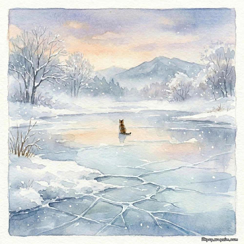 Cover album 살얼음 (Thin ice) dari Cozycat di Matikiri