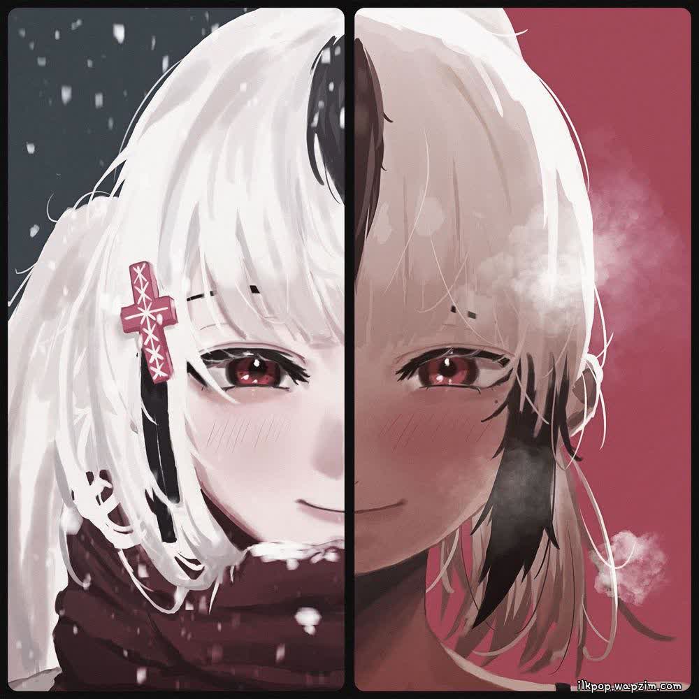 Cover album 홍조 (Akaku) dari Mizuiro di Matikiri