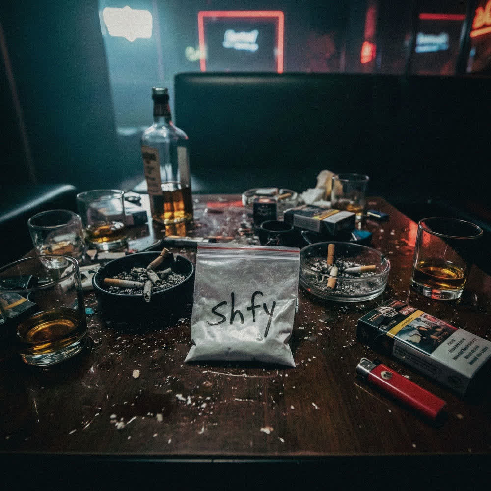 Cover album SHFY dari KURO di Matikiri