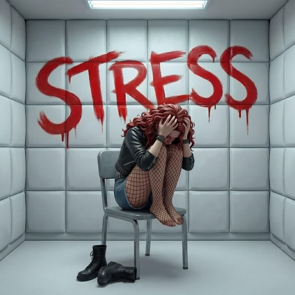 Cover album Stress dari Kim Hye Rim di Matikiri