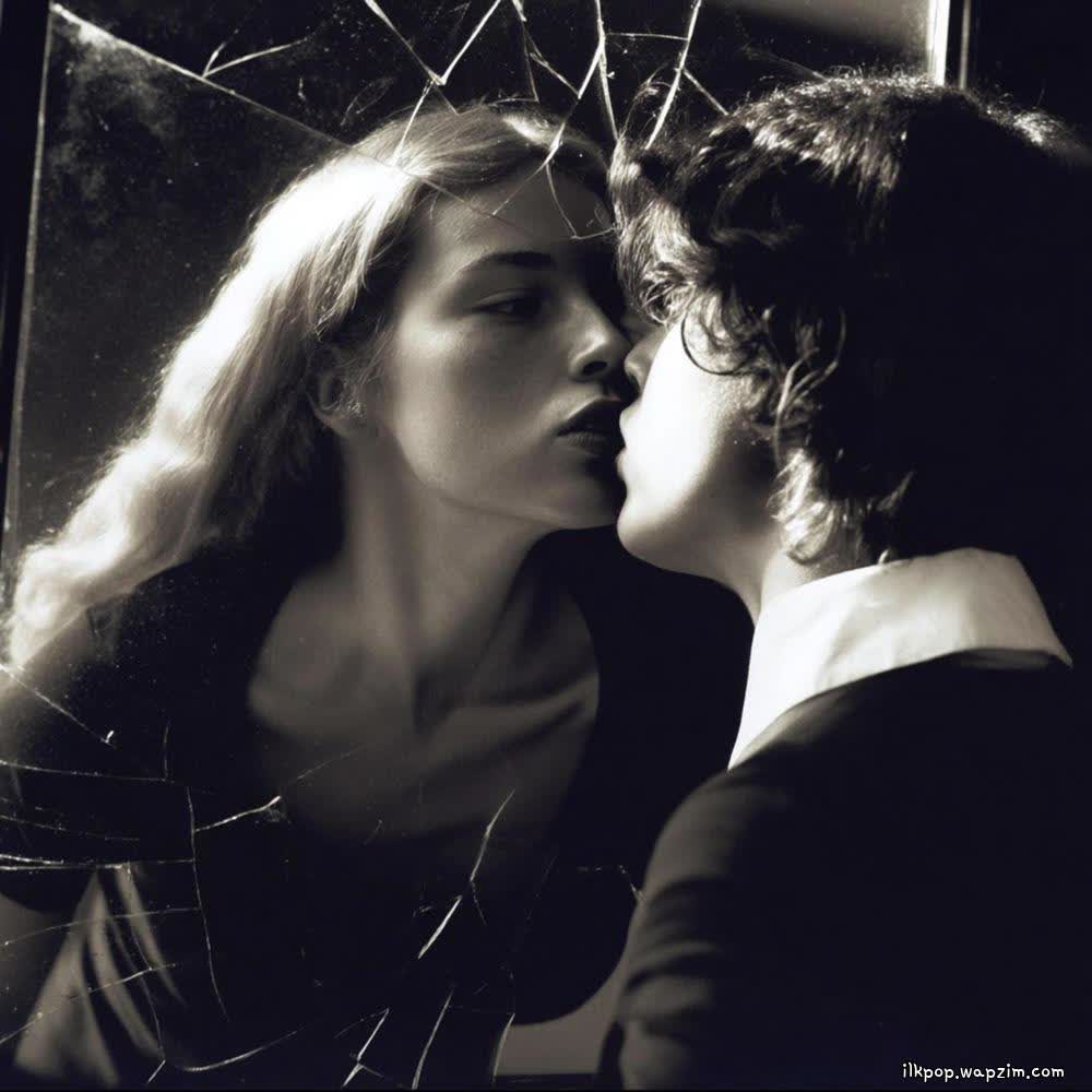 Cover album Kissing in the mirror dari kimyo di Matikiri