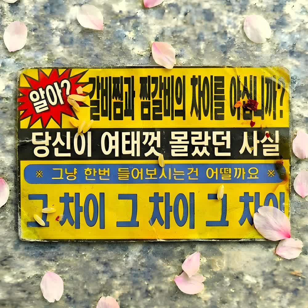 Cover album 갈비찜과 찜갈비의 차이 (The Difference Between Galbi Jjim and Jjim Galbi) dari Verbal Jint di Matikiri