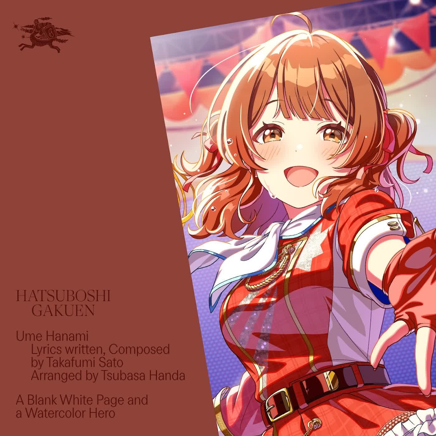 Cover album Gakuen IDOLM@STER Theme Song dari Ume Hanami (CV: Ayane Matsuda) di Matikiri
