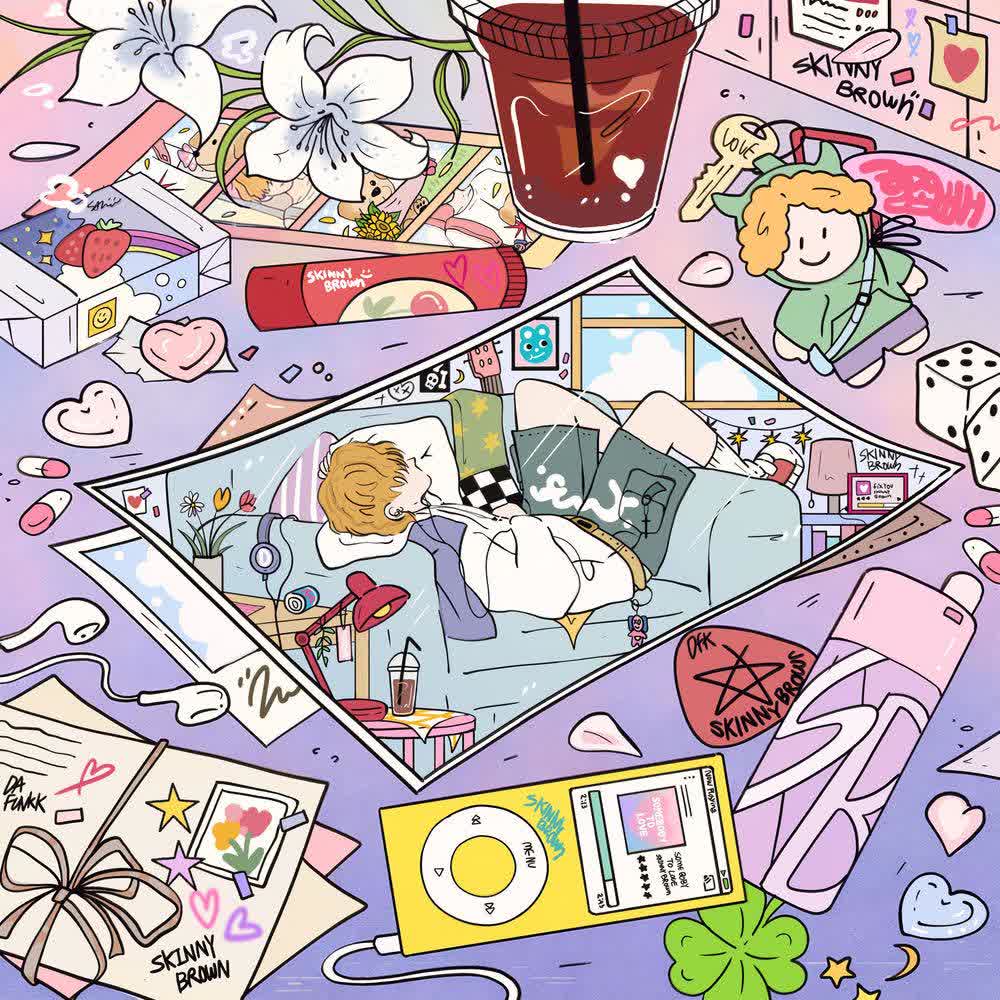 Cover album 힘 좀 빼 (Relax A Bit) dari Skinny Brown di Matikiri