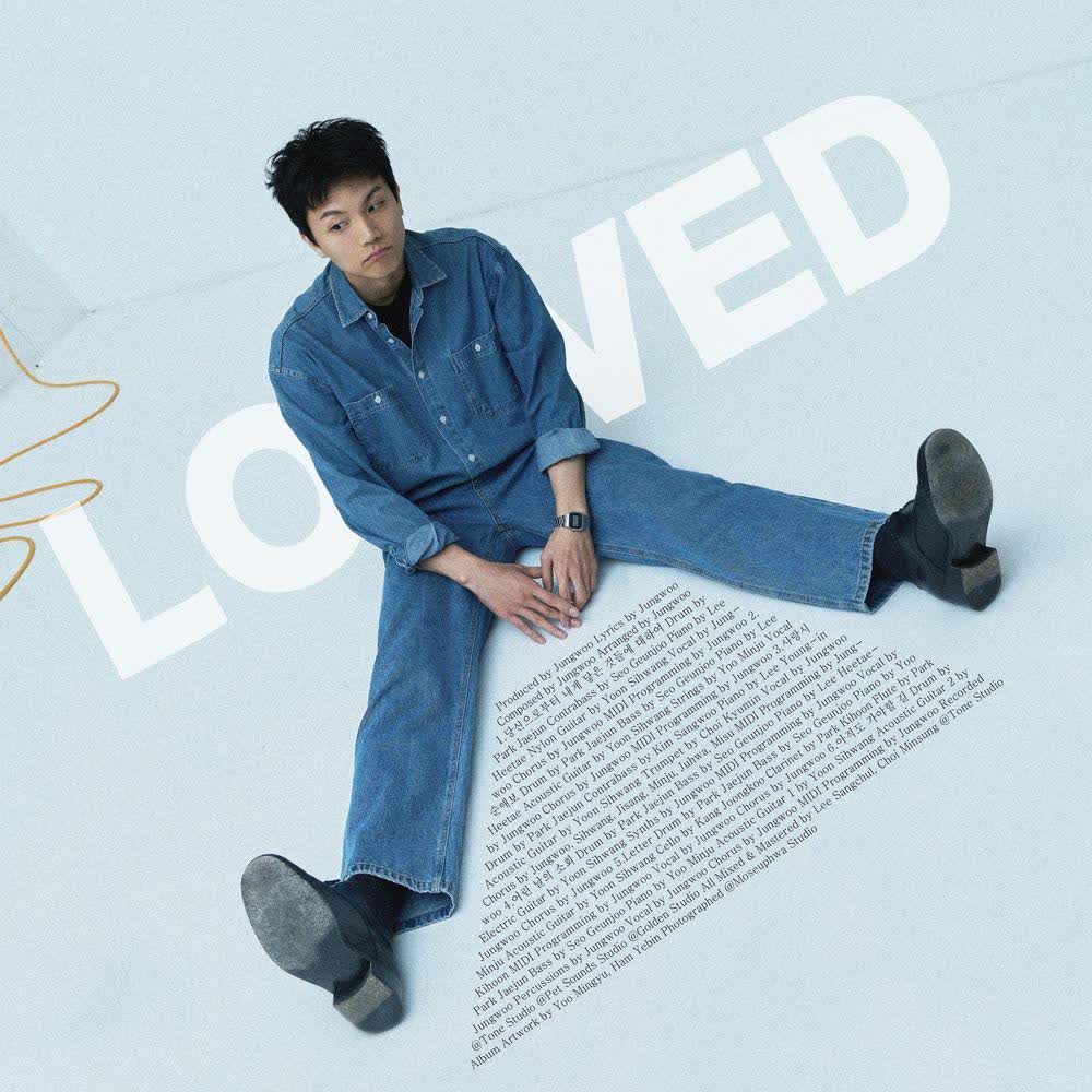 Cover album LOVED dari Jungwoo di Matikiri