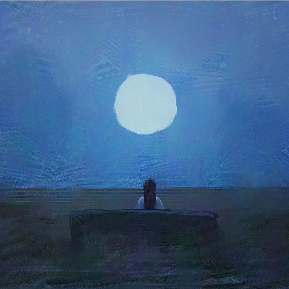 Cover album 멀어진 시간 속에 (in the distance of time) dari Ahn Sol Hee di Matikiri