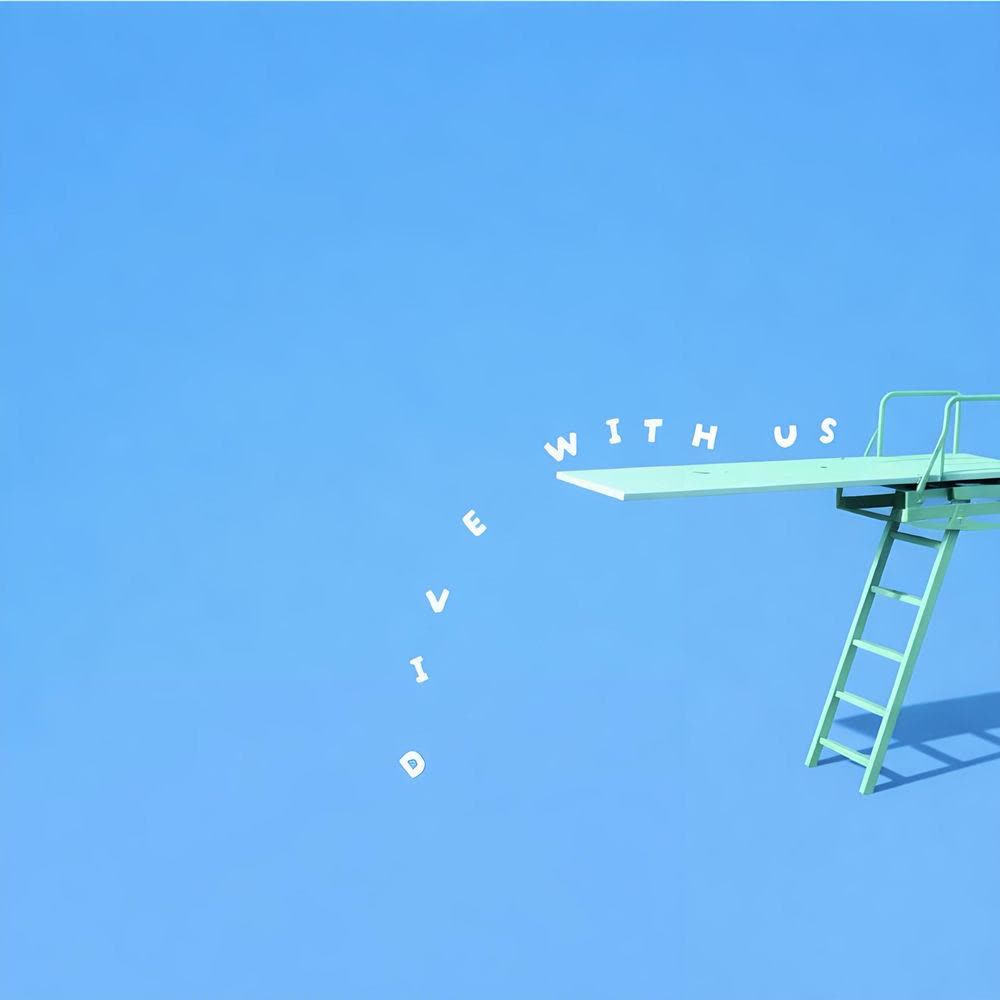 Cover DAIV - 나의 작은 방 Cover album DIVE WITH US dari DAIV di Matikiri