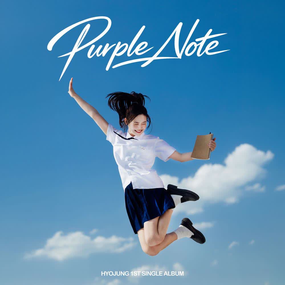Cover album Purple Note dari HyoJung (OH MY GIRL) di Matikiri