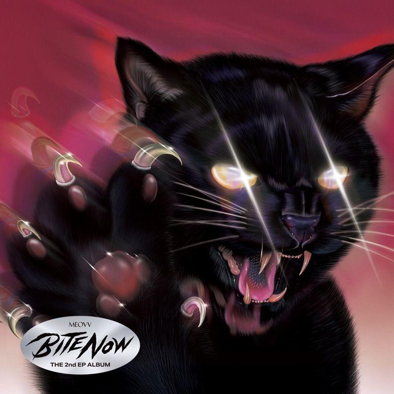 Cover album BITE NOW dari MEOVV di Matikiri